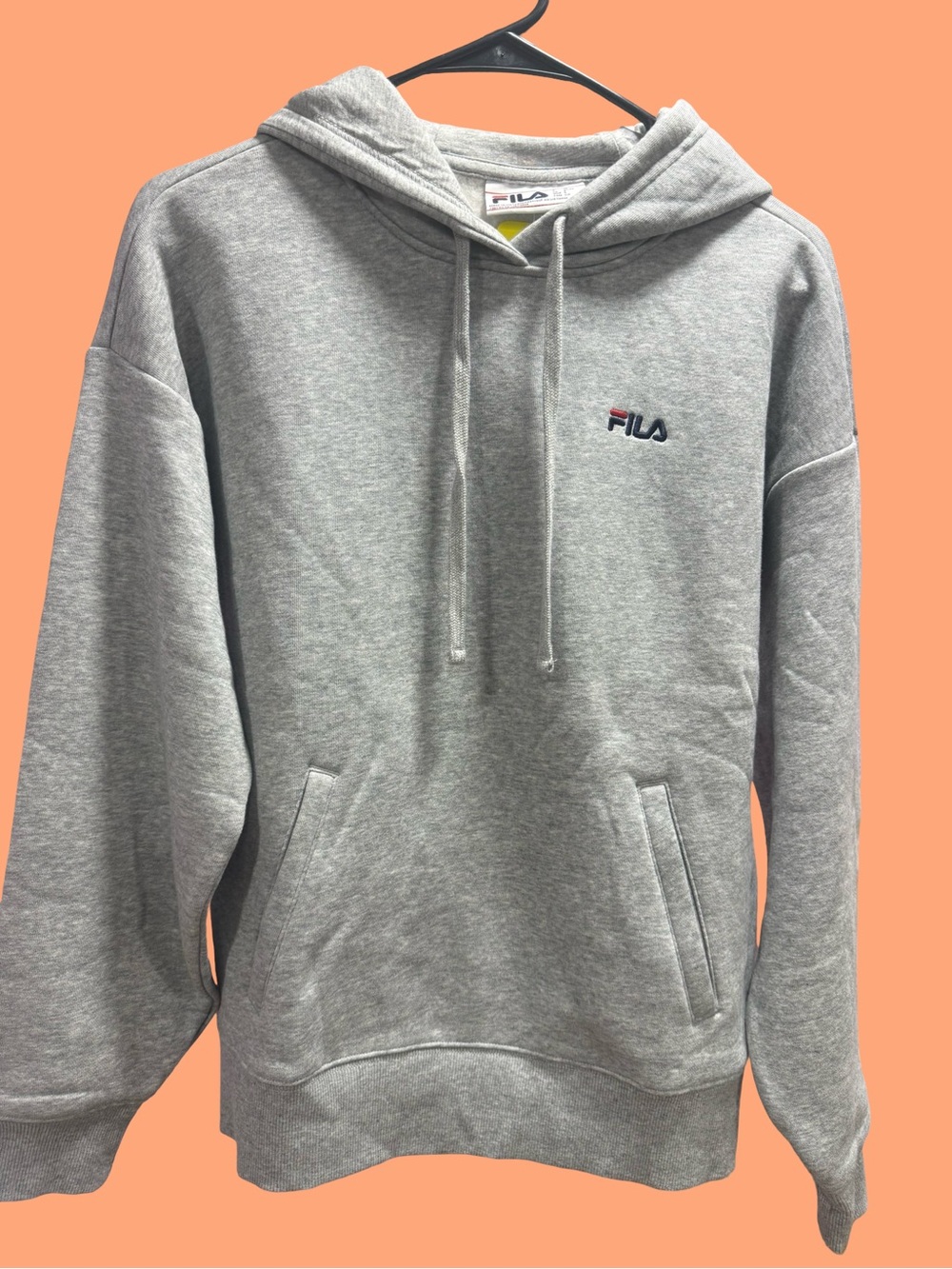 Fila women’s Gray Pullover Hoodie with Small Logo
